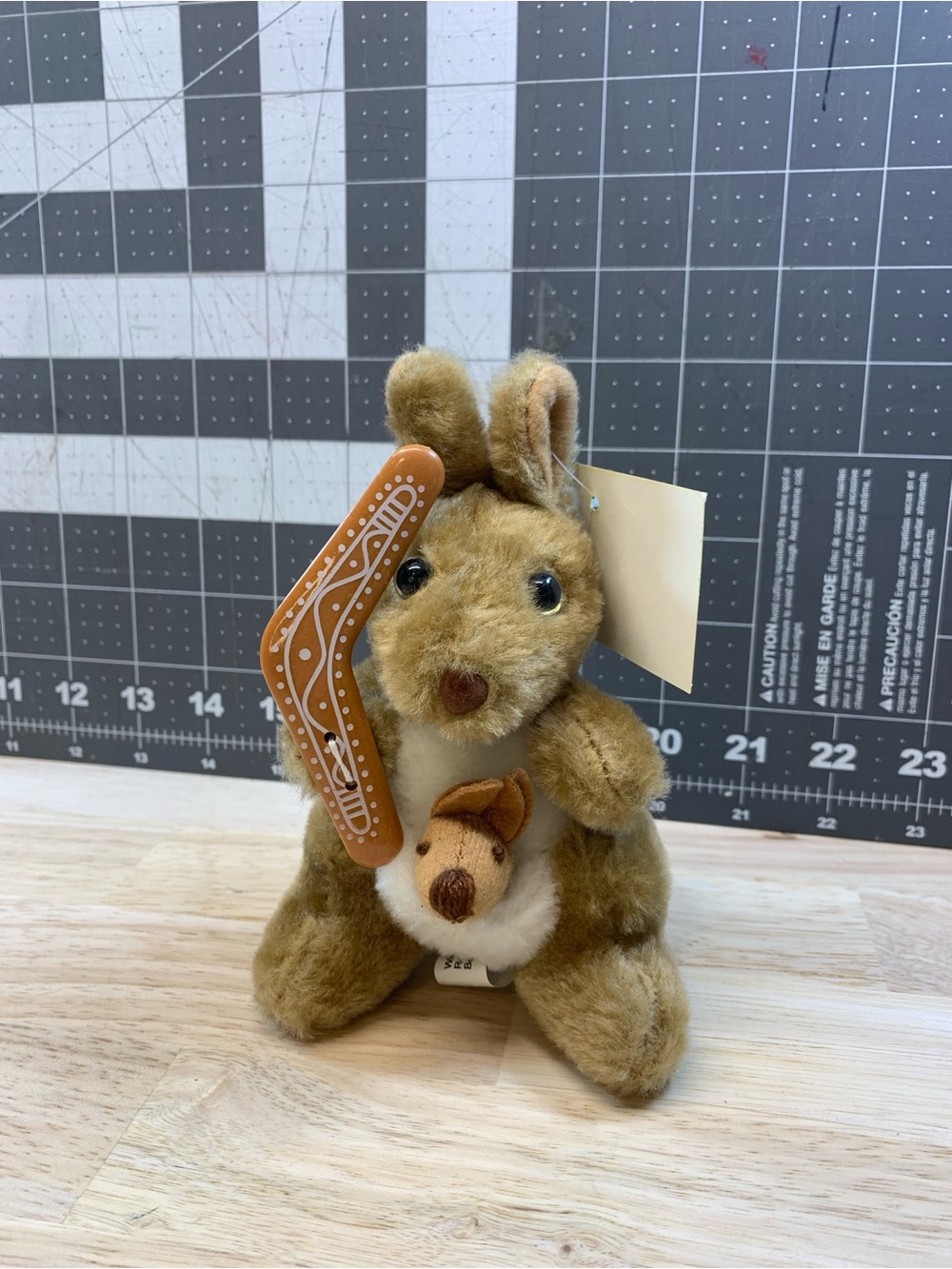 Australian Souvenir Kangaroo Plush Small Cute Boomerang Australia Stuffed Animal